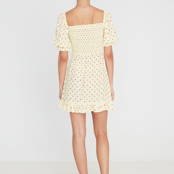 Faithfull the Brand Sage yellow floral sundress - Picture 2 of 10